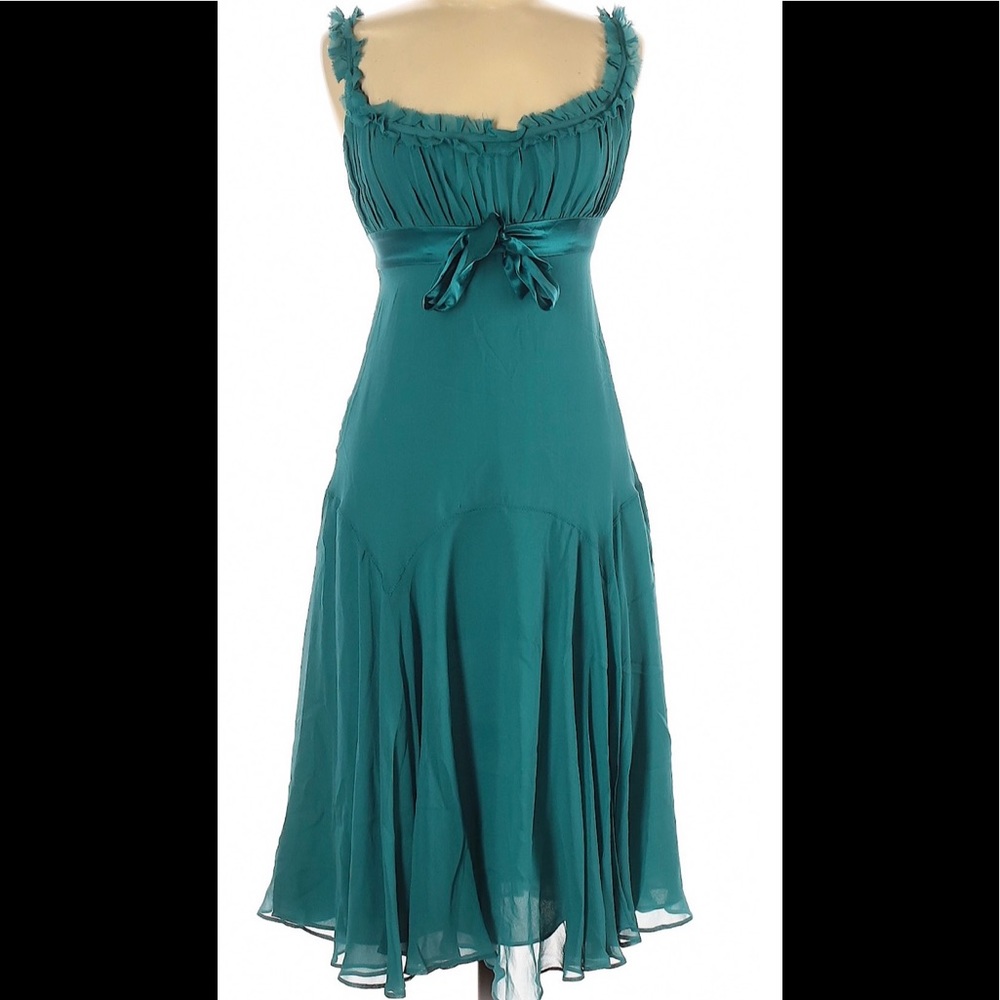 Stunning Ted Baker jade green floaty dress.